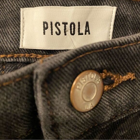 PISTOLA Rumi High Rise Cut Off Distressed Mini Skirt Size 27 - Picture 5 of 8